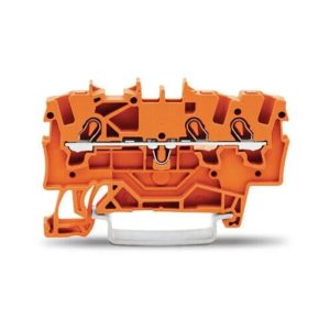 Wago 2201-1302 3 İletkenli 1,5mm2 Klemens Turuncu