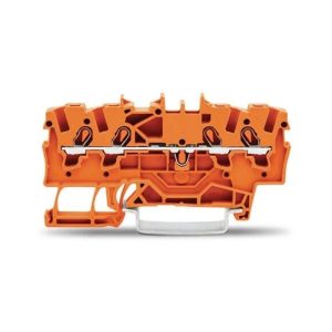 Wago 2201-1402 4 İletkenli 1,5mm2 Klemens Turuncu
