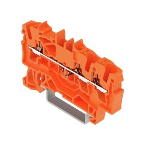Wago 2202-1302 3 İletkenli 2,5mm2 Klemens Turuncu