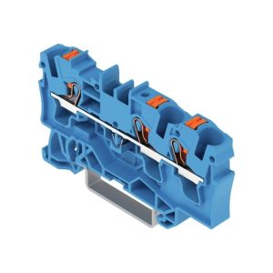 Wago 2204-1204 2 İletkenli 4mm2 Klemens Mavi