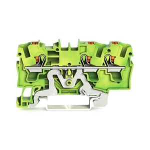 Wago 2204-1207 2 İletkenli 4mm2 Klemens Sarı-Yeşil